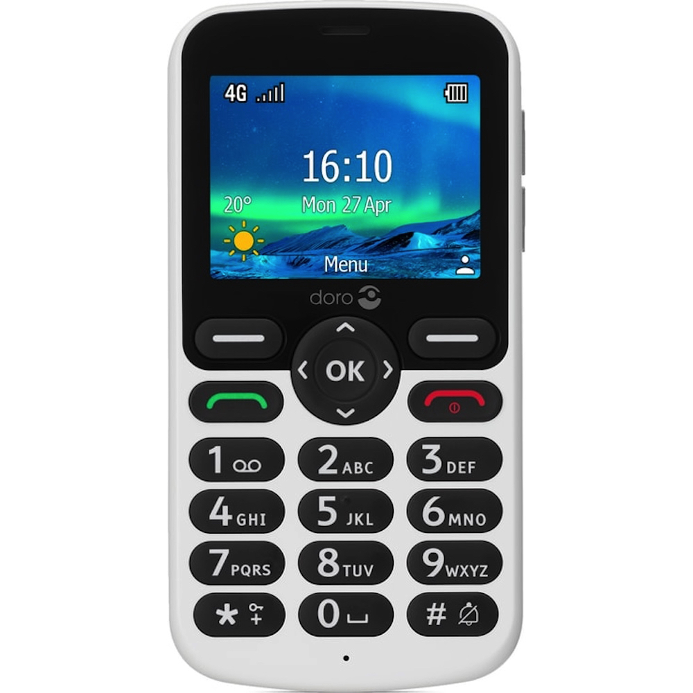 Doro 5861 - Hvid/Sort (Brugt)