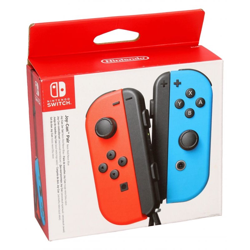 Nintendo Switch JOY-CON controler Rød/Blå (Original) 2 stk.