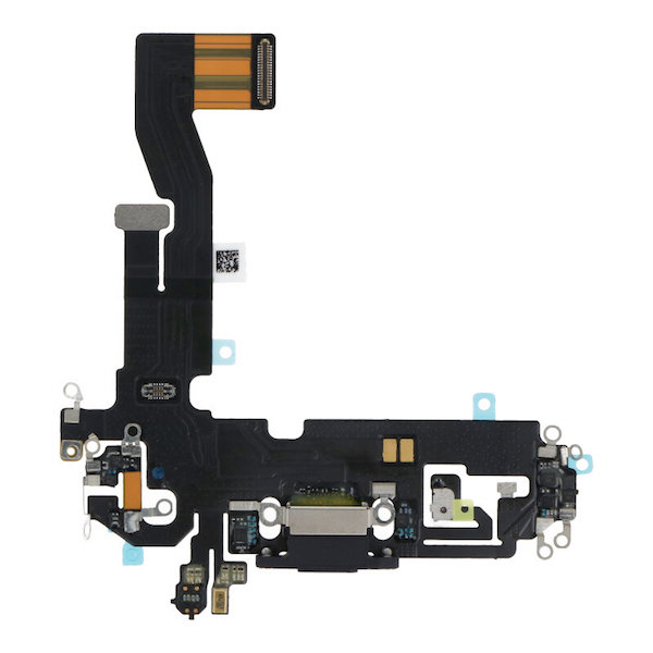 iPhone 12/12 Pro, Ladestik flex i Sort