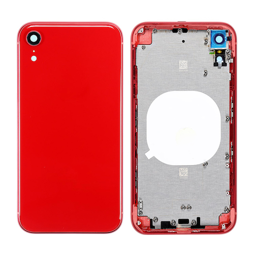 iPhone XR Bagside med ramme i Rød