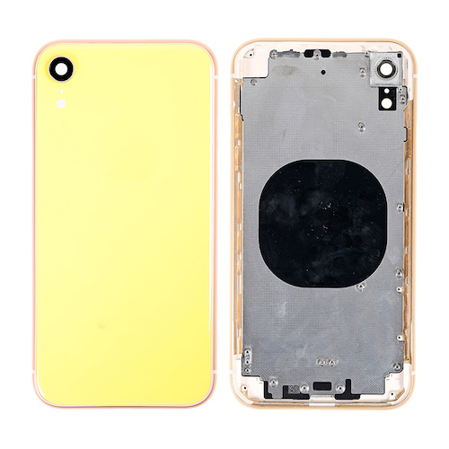 iPhone XR Bagside med ramme i Gul