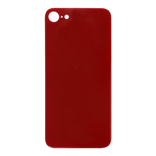 iPhone SE 2020 / 2022 Bagglas i Rød (Large Hole)