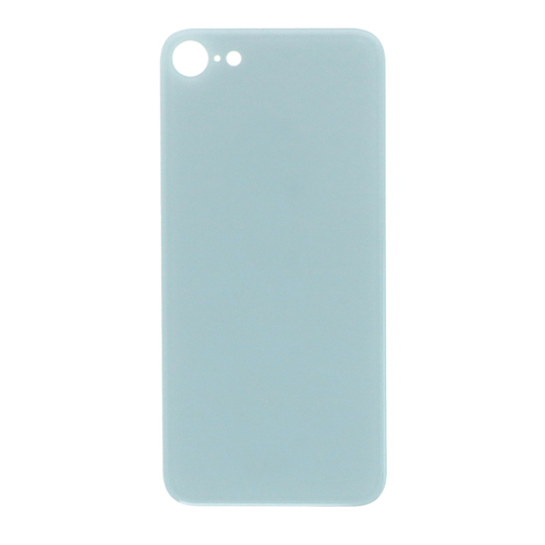 iPhone SE 2020 / 2022 Bagglas i Hvid (Large Hole)