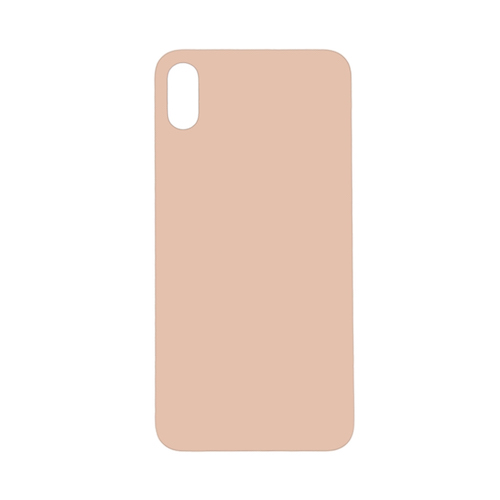 iPhone XS, Bagglas i Guld (LARGE HOLE)