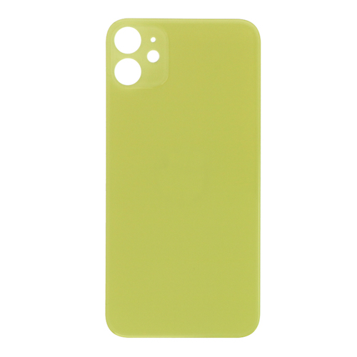 iPhone 11, Bagglas i Gul (Large hole)