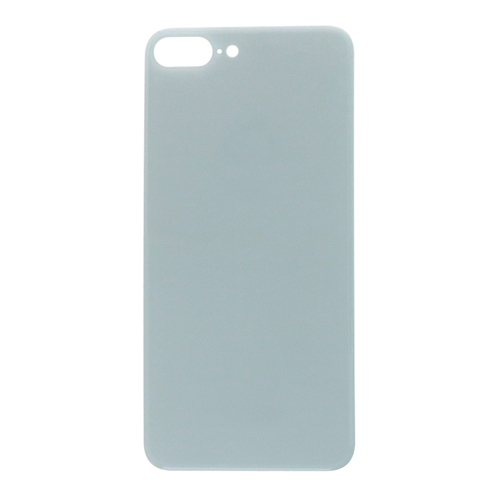 iPhone 8 Plus Bagglas i Hvid (Large hole)