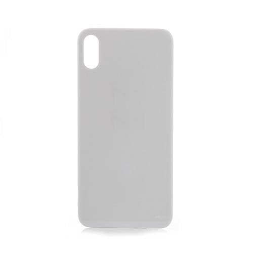 iPhone XS Max, Bagglas i Hvid (Large Hole)