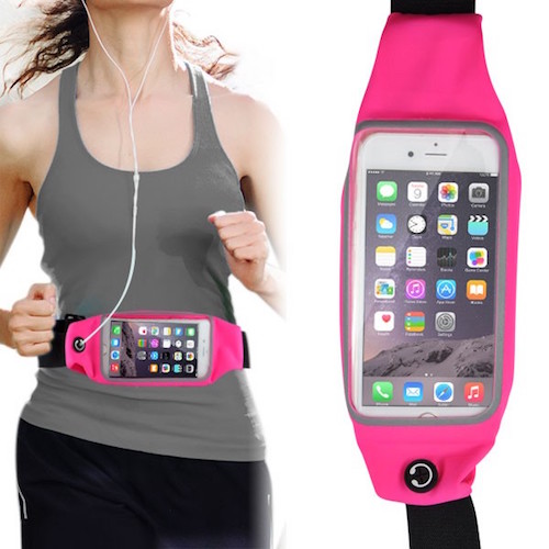 iPhone 5/5C/5S/SE Bæltetaske til smartphone. Pink