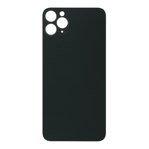 iPhone 11 Pro Max, Bagglas i Sort (Large hole)
