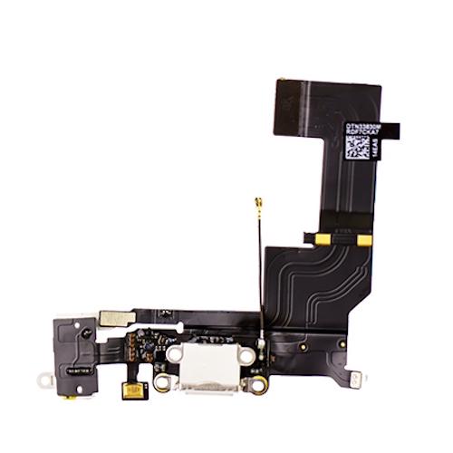iPhone SE Lade dock flex + Mikrofon i Hvid