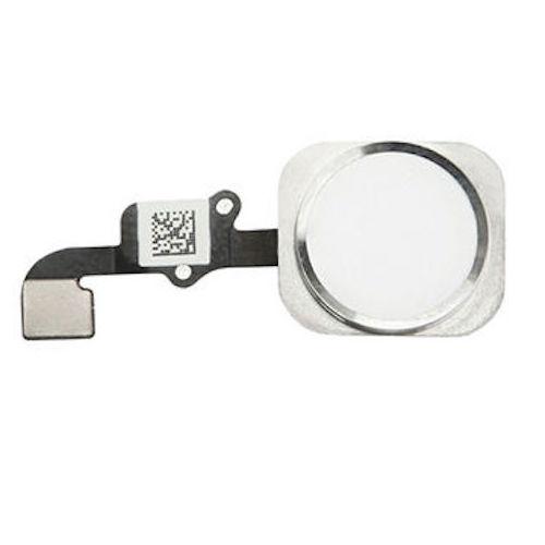 iPhone 6 Home knap flexkabel i Hvid/Sølv