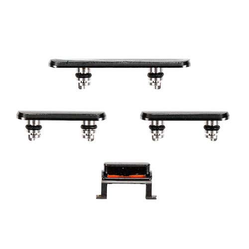 iPhone XS Side knapper (4 stk) i Sort
