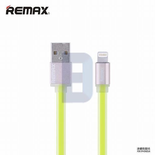 REMAX Lightning USB lade/data kabel i Lys Grøn (colorfull)