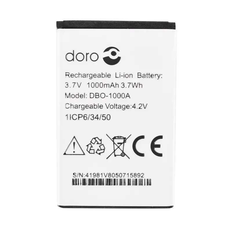 Doro DBO-1000A, / DBAA-1000A Batteri (Original)