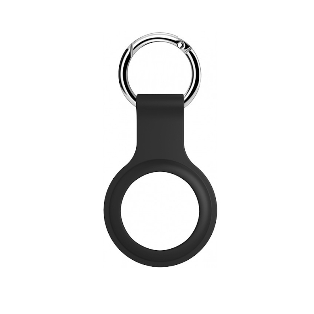 Silikone Nøglering i Sort (Airtag)