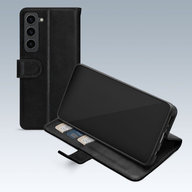 Samsung Galaxy S25 5G, Lædercase til kreditkort i Sort